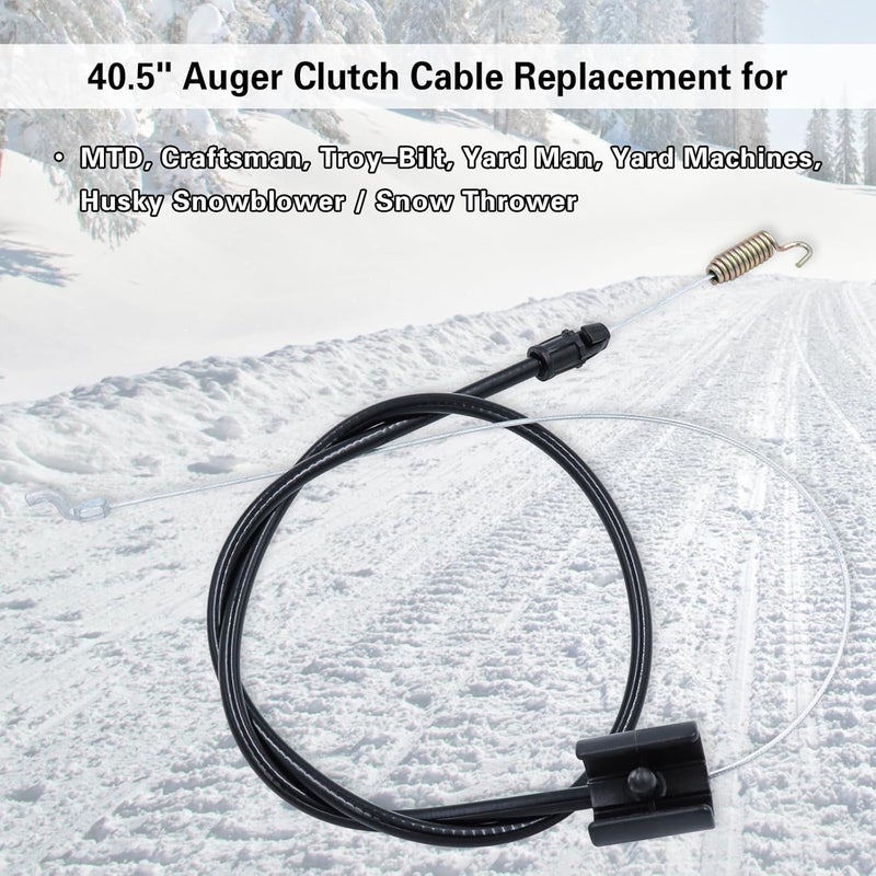 Dofank 946-04237 Auger Clutch Cable for MTD, Craftsman, Troy-Bilt, Yard Man, Yard Machines, Husky Snowblower, Replace 746-04237 Clutch Cable - Image 3